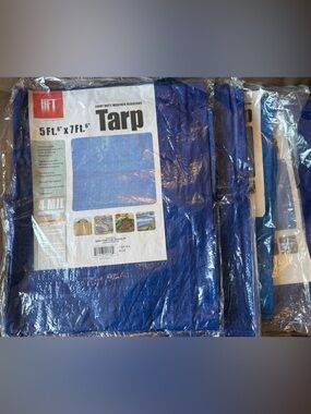 Light Duty Weather Resistant Blue Tarp - 5 ft. x 7 ft.